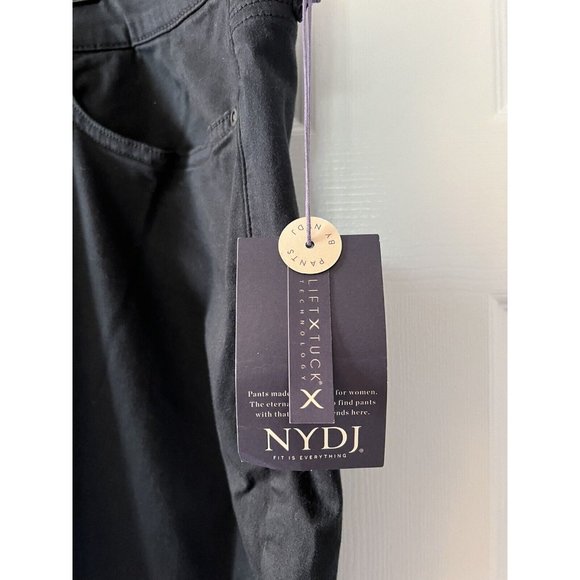 NYDJ Marilyn Straight Black Pants Size 28W NWT - Picture 4 of 16